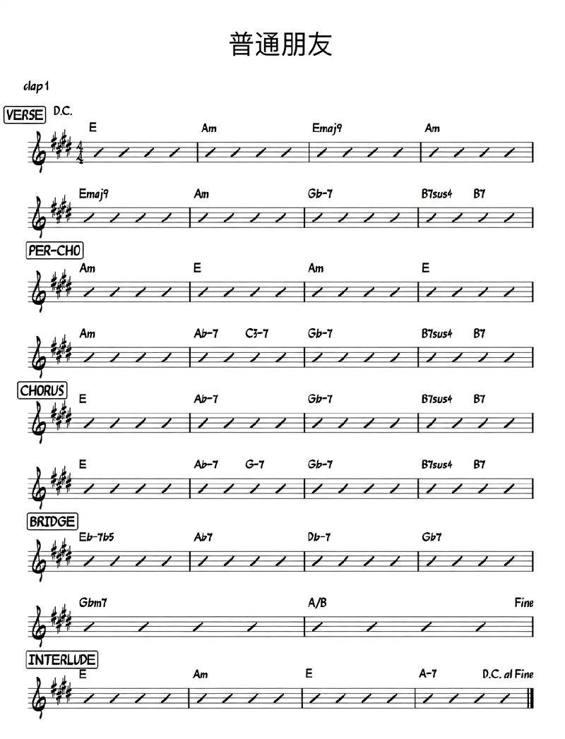 Featured image of post 陶喆《普通朋友》和声分析